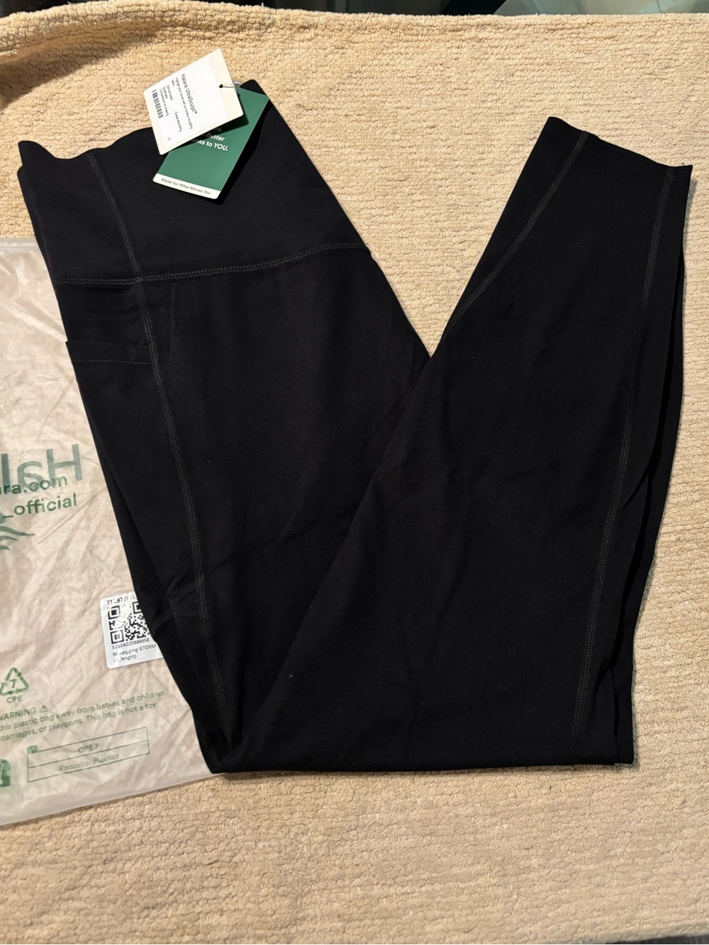 HALARA Black Full-Length Leggings - Picture 3 of 7